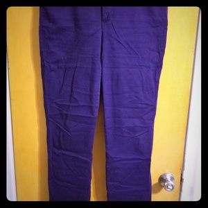 Purple jeans